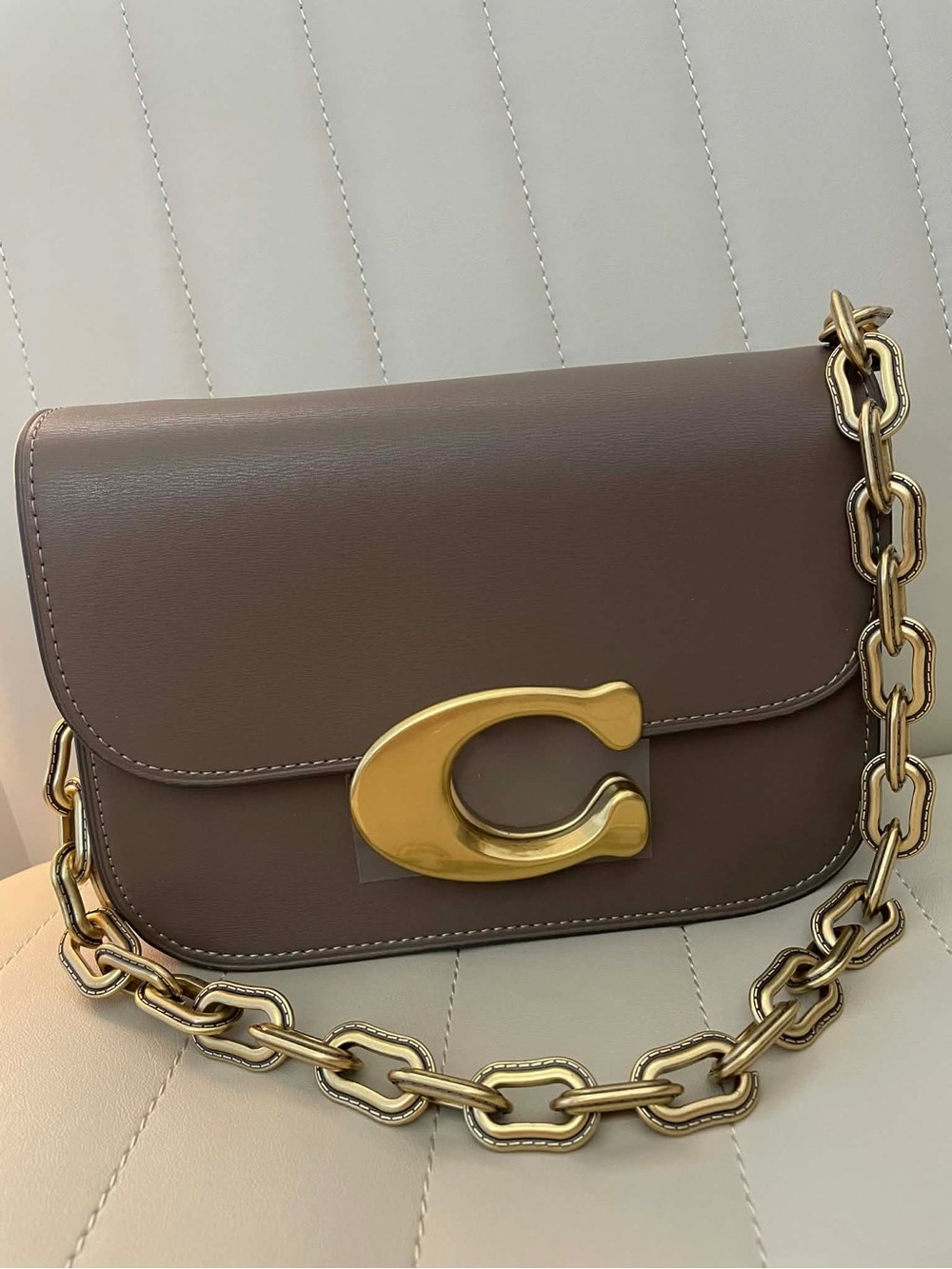 Coach Idol Bag in Taupe